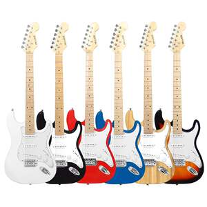 
Foreign Trade ST Electric Guitar Single Shake Beginner Electric Guitar Set Standard Audio Box Plug Instrument Guitar