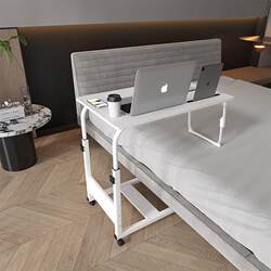 Bed Table, Laptop Table, Office Table, Dining Table, Study Table, Bedroom Desk, Movable Simple Table with Foldable Support Legs