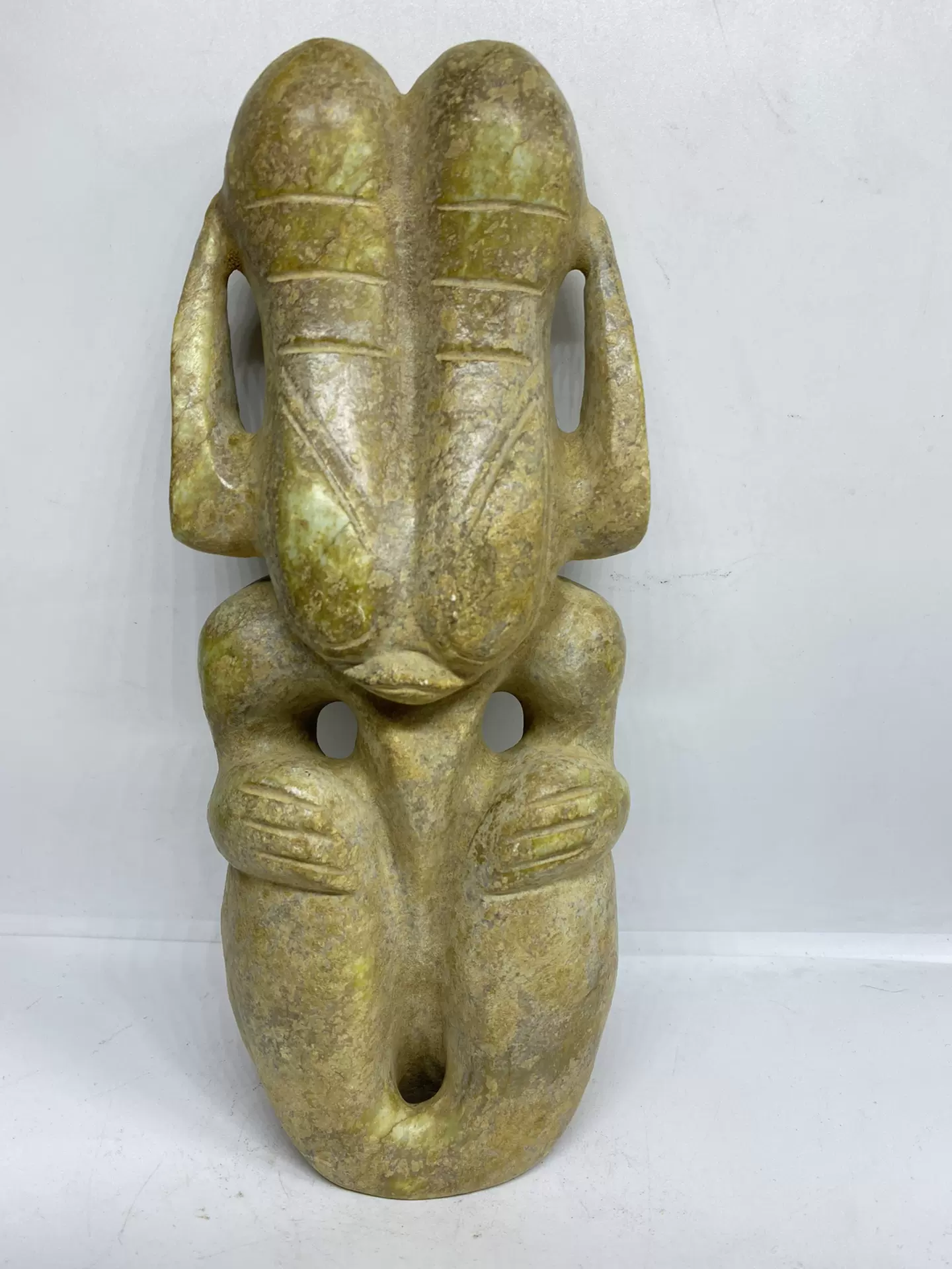 大型祭祀器 上古石器 河磨玉 紅山文化 太陽神追日像 霊の媒介 巫観石器 置物 大型祭祀器 上古石器 河磨玉 紅山文化 太陽神追日像 霊の媒介 巫