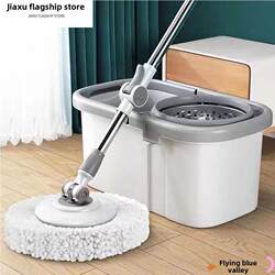 Dual-Drive Rotating Mop Bucket with Automatic Water Wringing, Traditional 2026 New Model, One-Step Cleaning Lazy Mop with Wringing Bucket
