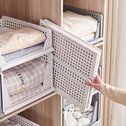 Wardrobe Partition Board, Household Drawer-Style Storage Box, Clothing Compartment Storage Rack, Dormitory Storage Organizer, Storage Basket