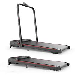Directly Supplied from the Manufacturer, Treadmill, Flat Walking Machine, Cross-Border Household Folding Silent Electric Exercise Equipment for Weight Loss and Fitness
