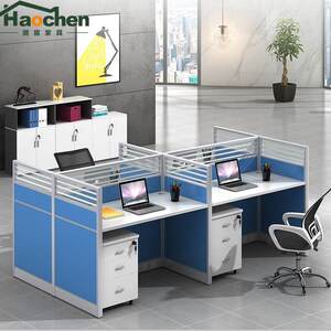 Guangzhou Office Furniture Combination/Screen Working Staff Desks and Chair 4 -Personal Simple Modern Employee Table