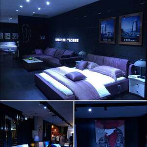 
LED ice blue light spotlight 35W track light 30W fabric furniture sofa soft bed special light cob spotlight