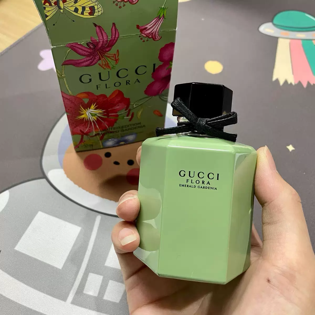 gucci绿色限定香水仅用5次以内！9成新正品不议价-Taobao