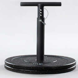 Adjustable T-shaped kettlebell handle Hip trainer kettlebell handle weight adjustable Olympic bar barbell home fitness