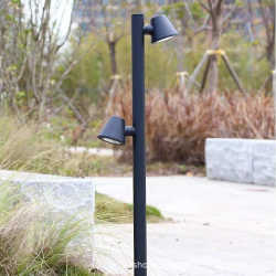 Modern simple multi-head garden lamp villa rotatable lighting street lamp garden yard floor lamp solar lawn