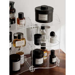 Acrylic multi-layer free combination multi-kinetic desktop jewelry storage rack kitchen tableware organization simple storage rack