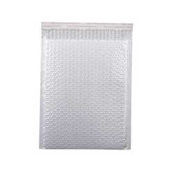 Composite pearlescent film bubble bag thickened white clothing express packaging bag waterproof shockproof bubble envelope bubble