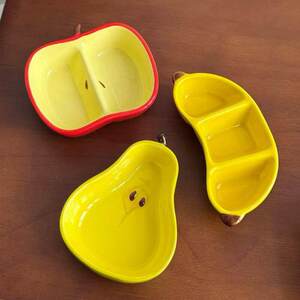 
Pet ceramic split bowl, creative hamster parrot, small pet drinking water feeding bowl, high hope anti-turning bowl