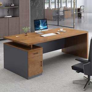 
Office desk simple modern office furniture boss table table chair combination manager president single table large desk