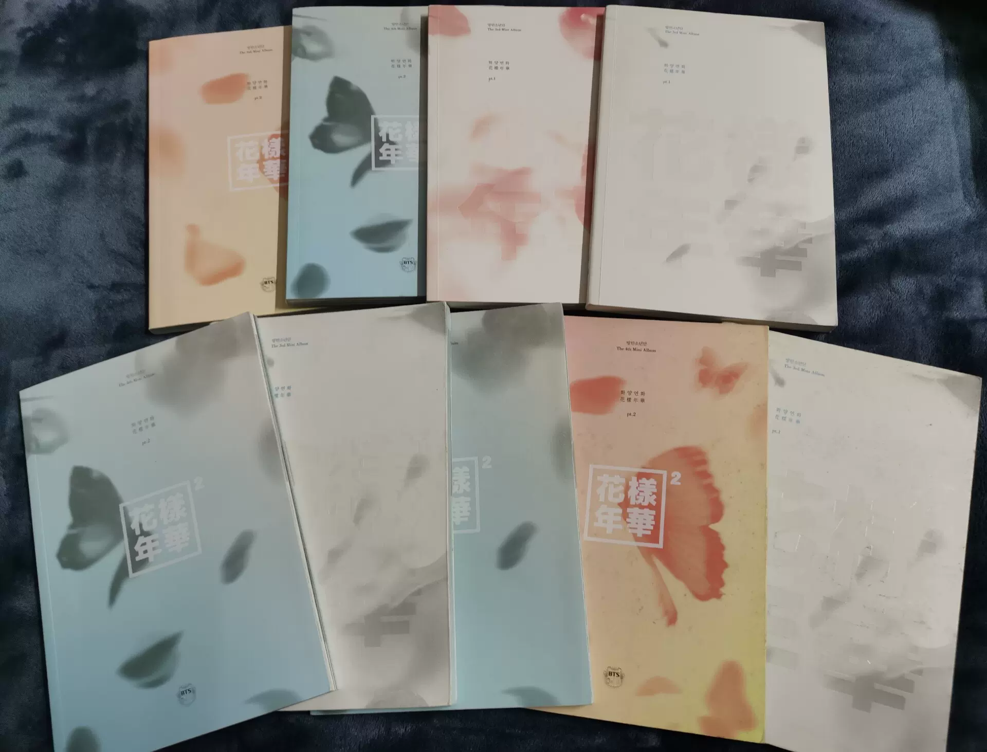 Bts专辑防弹少年团花样年华pt1 Pt2裸专无小卡花2