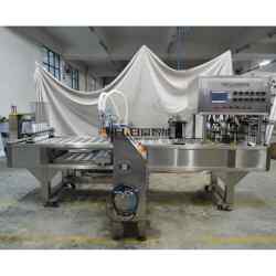 Trackable Paste Filling and Sealing Machine, Curry Sauce and Chili Sauce Cup Sealing Machine, Honey Beverage Plastic Cup Sealing Machine