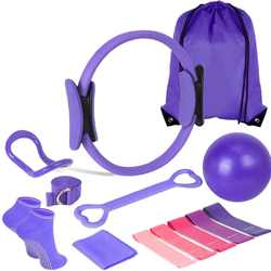 Yoga Pilates Circle New Product 13-piece Fitness Set Home Exercise Novice Yoga Ring Equipment Accessories