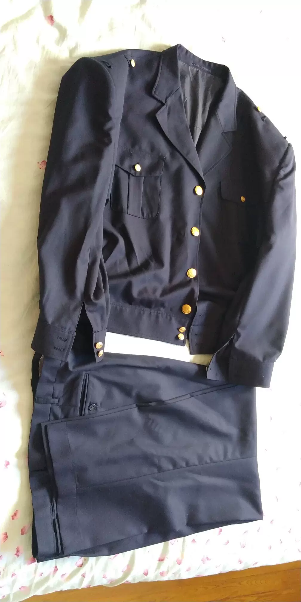 最新款春秋铁路男作业服藏蓝百分之七十羊毛有