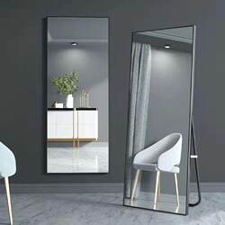 Full-Length Mirror for Girls, Home Bedroom Floor Mirror, Student Dormitory Dressing Mirror, Clothing Store Fitting Mirror