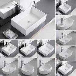 Bathroom Washbasin, Hotel Countertop Basin, Balcony Washbasin, Ceramic Basin, Single Basin, Countertop Basin, Washbasin