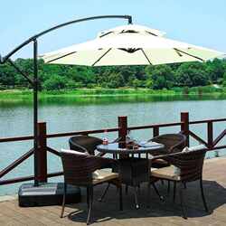 Outdoor parasol, courtyard umbrella, stall, large umbrella, hand-cranked umbrella, beach outdoor awning, cafe outdoor sun umbrella