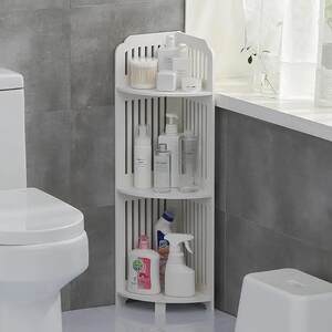 
Bathroom floor-standing corner storage rack toilet multi-layer classification storage rack bathroom triangular large capacity storage cabinet