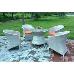 Outdoor table and chair rattan chair five-piece set small rattan chair leisure hotel cafe courtyard balcony furniture manufacturer