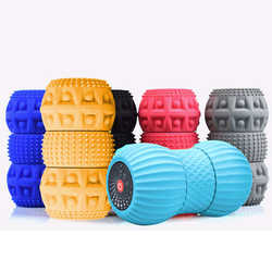 Peanut vibration ball convenient black yoga fitness equipment neck massage foot yoga vibration sports yoga ball