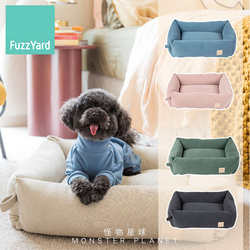 Fuzzyard Life Corduroy Pet Sofa Bed Dog Bed Dog Bed Mat Universal for All Seasons Removable and Washable Fuzzyard