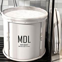 Folding Bath Tub for Adults, No Installation Required, Automatic Heating, Quick Opening in One Second, Household Bath Tub, Large Bath Tub for Children