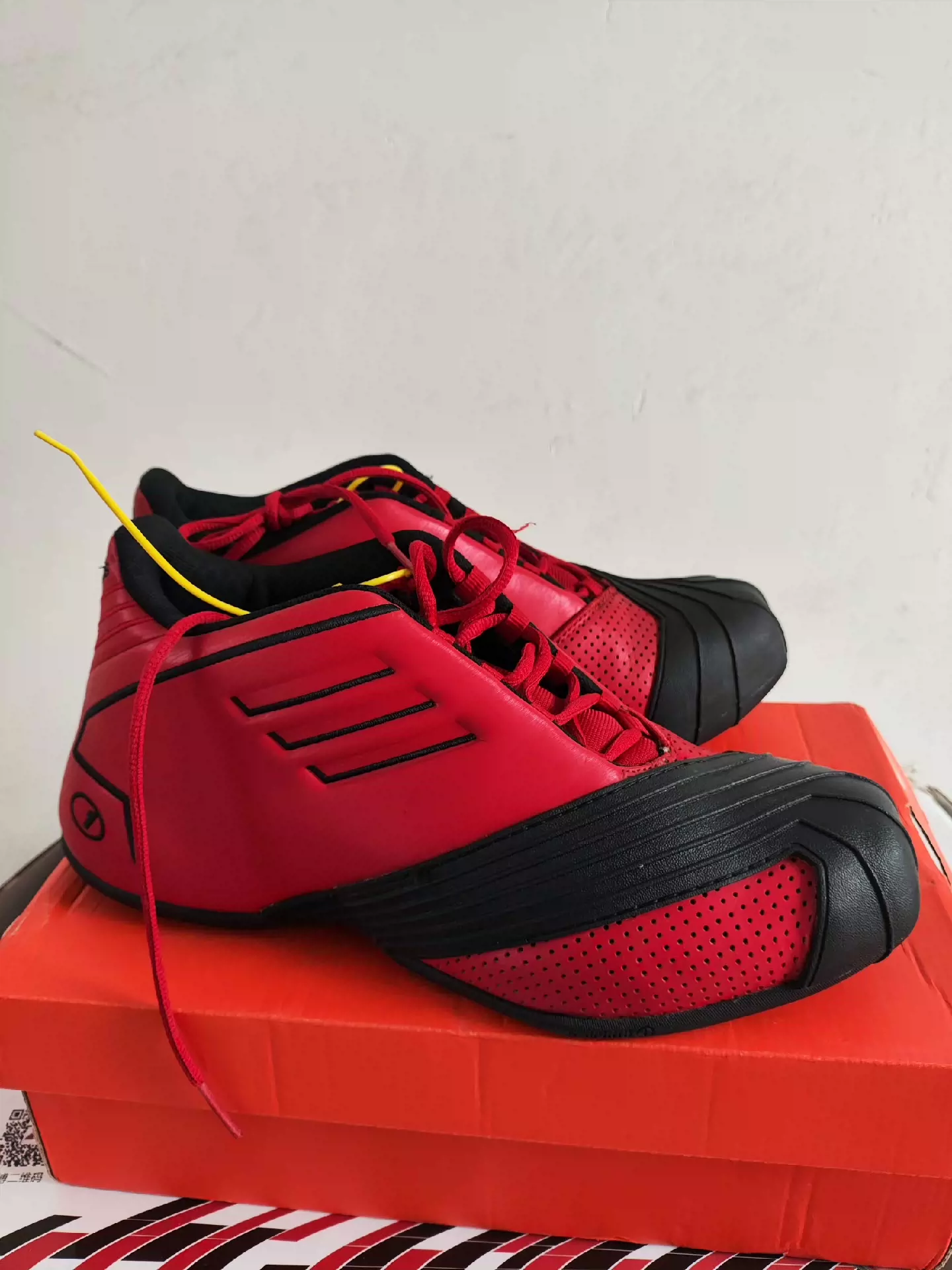 42码/adidas T-Mac 1 Red/Black 红-Taobao