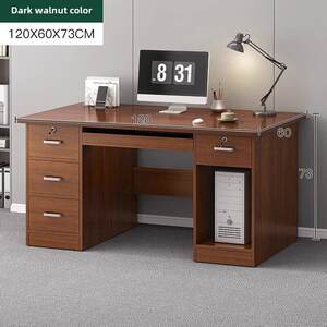
Office desk office computer desk home modern simple student desk white collar staff writing desk office furniture