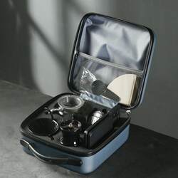 Travel Hand-Brewed Coffee Set, Outdoor Portable Camping V60 Equipment, Home Entry-Level Hand-Grinding Coffee Machine Complete Set