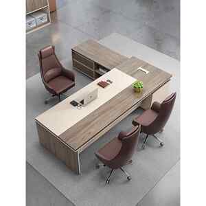 
Boss desk desk simple modern office furniture president manager office table and chair combination single executive desk