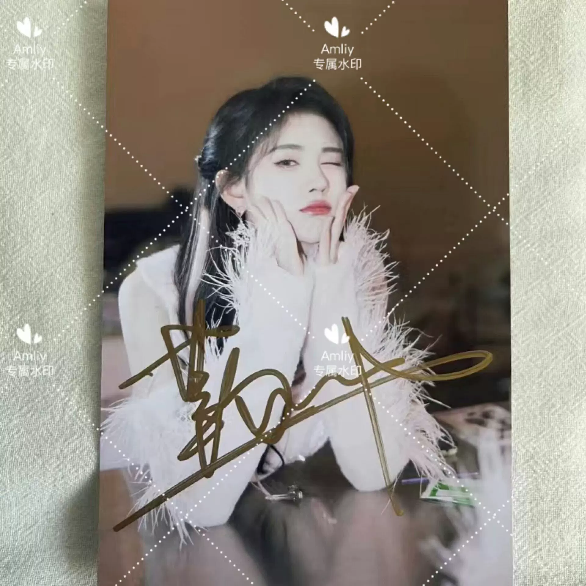 鞠婧祎 直筆サイン写真 専用ページ Ju Jingyi 鞠婧祎亲笔签名照片 Hand Signed Autographed Photo