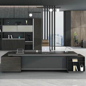 
Office furniture executive desk boss desk president desk supervisor manager office desk and chair combination simple modern computer desk