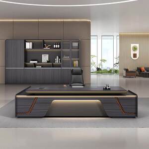 
Simple E simple modern desk without brand/boss president desk desk and chair combination by executive desk management office furniture