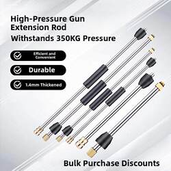 Free Shipping High-Pressure Car Washing Machine Accessories 4421g Water Gun 3180g Gun Handle Short Gun Extended Rod Adjustable Nozzle Water Outlet Pipe