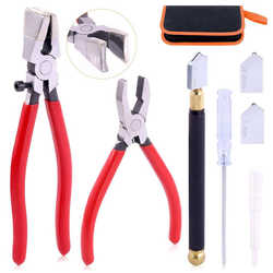 Glass pliers, mosaic tile pliers, key chain press pliers, tile cutting pliers, tile pliers tool set for