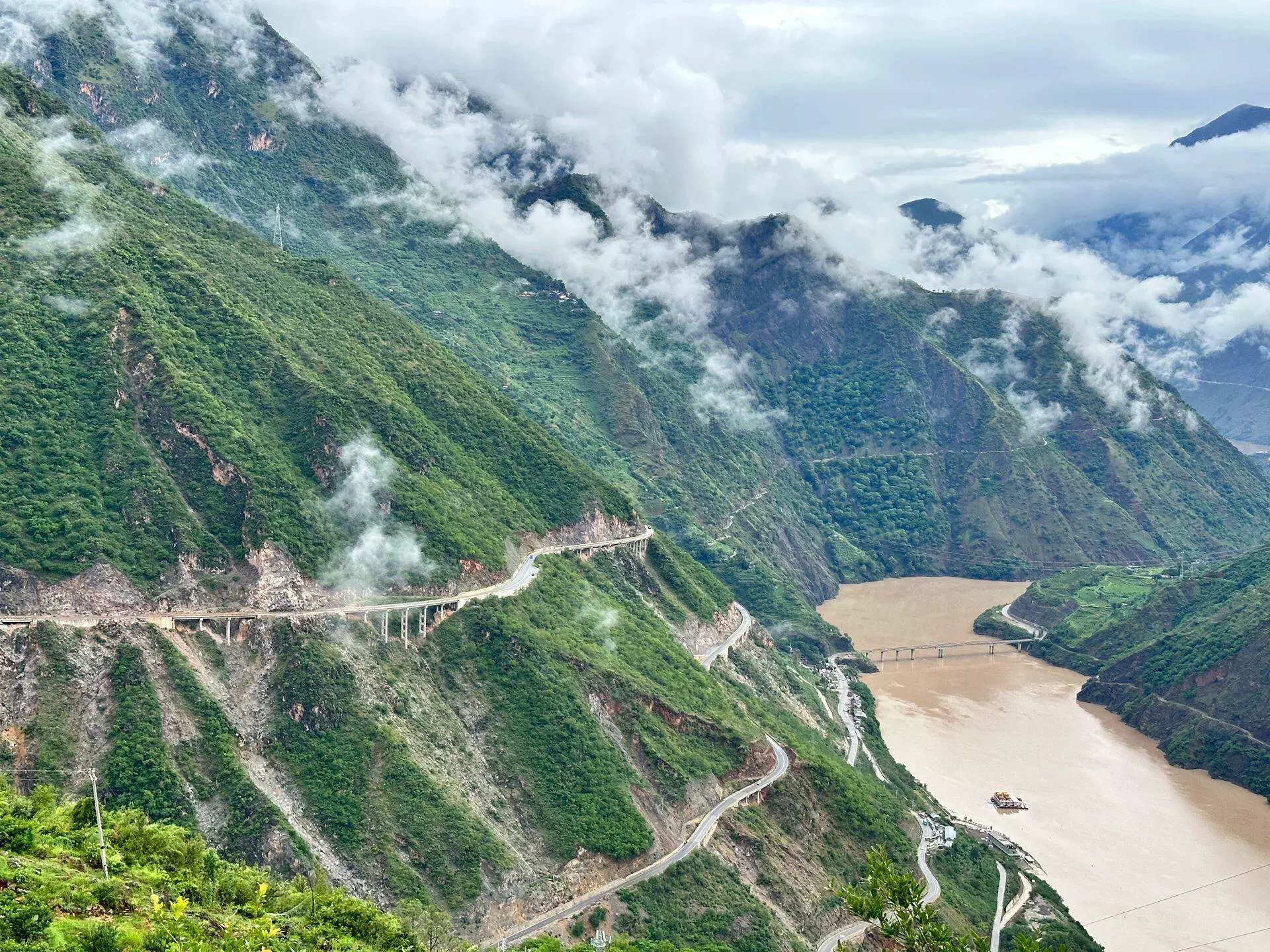 金沙江观景台图片