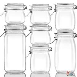 Sealed jar glass food grade bottle wine container kimchi jar pickled pickles honey empty bottle storage cans