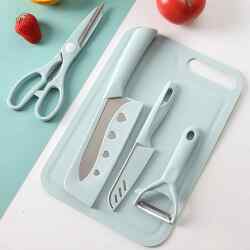 Cutting Board, Fruit Knife, Kitchen Knife, Cutting Board Set, Meat Slicing Knife, Chopping Board, Sharp Fruit Knife, Household Use, Student Dormitory