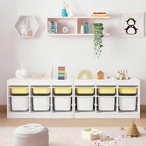 
Solid wood children's toy classification storage rack organizer multi-layer baby bookshelf kindergarten storage cabinet