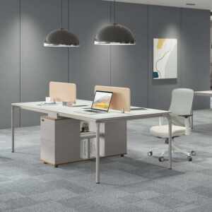
Staff office furniture employee desk combination simple modern screen card work position four-person staff desk