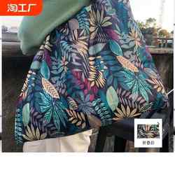 Large Shopping Bag, Eco-Friendly Bag, Foldable Waterproof Grocery Bag, Portable Tote Vest Bag, Oxford Cloth Bag