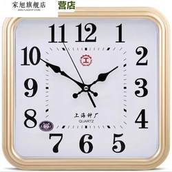 Shanghai Silent Clock for Living Room and Bedroom, Simple Wall Clock for Home Use, Electronic Wall Clock, New Quartz Clock