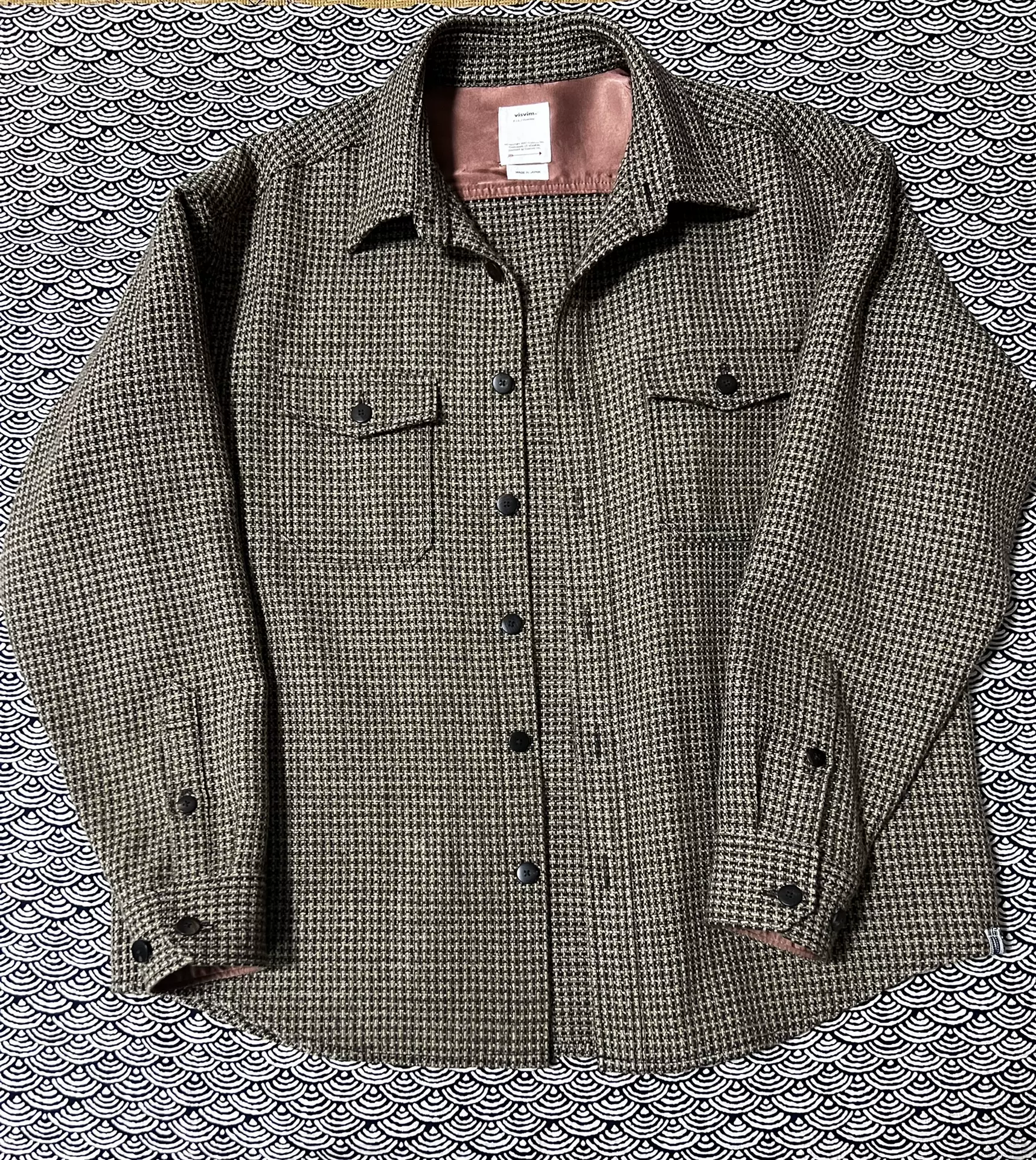 Visvim 千鸟格衬衫LUMBER L/S (TWEED-Taobao