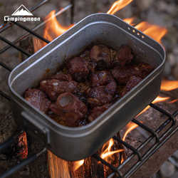 Koman S-2013 Outdoor Cooker Large Portable Picnic Lunch Box Heated Picnic Camping Aluminum Lunch Box