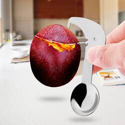 304 Stainless Steel Passion Fruit Opener, Shell Opener, Fruit Knife, Spoon, Fruit Cutter, Multi-Purpose Kitchen Gadget