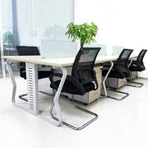 
Beijing office furniture simple modern combination computer desk screen employee desk 2/6/4 staff desk