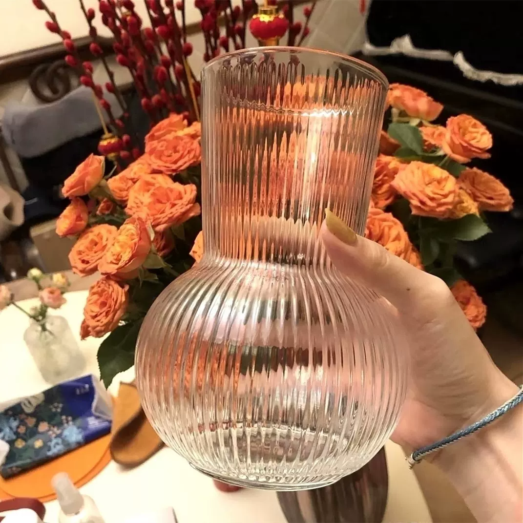 付邮费拿走 宜家ikea同款玻璃透明花瓶 普德拉格padra