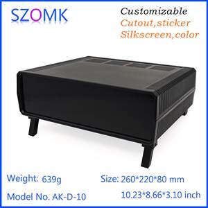 
Plastic shell electronic product power supply PCB control box test equipment instrument instrument desktop chassis D10