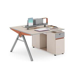 
Office desk staff desk chair combined workstation 4 persons 6 persons screen office furniture staff desk